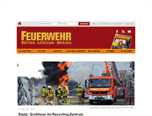 Tablet Screenshot of feuerwehr-ub.de